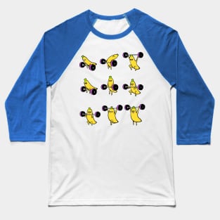 OLYMPIC LIFTING  Banana Baseball T-Shirt